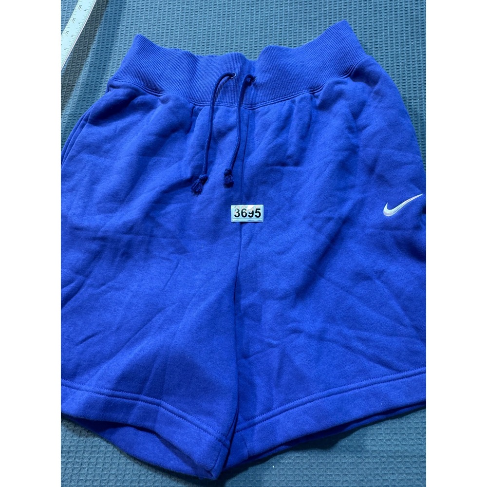 Nike Phoenix Fleece Shorts Womens Small Lapis Blue